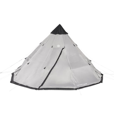 Tahoe Gear Bighorn XL 18' x 18' 12 Person Teepee Cone Shape Camping Tent