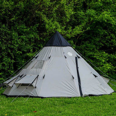 Tahoe Gear Bighorn 4-Person 10' x 10' Teepee Cone Shape Tent (Open Box)