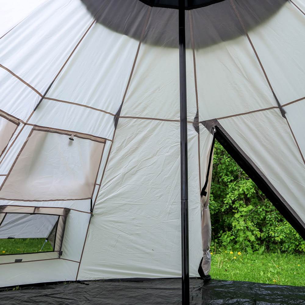 Tahoe Gear Bighorn 4-Person 10' x 10' Teepee Cone Shape Tent (Open Box)