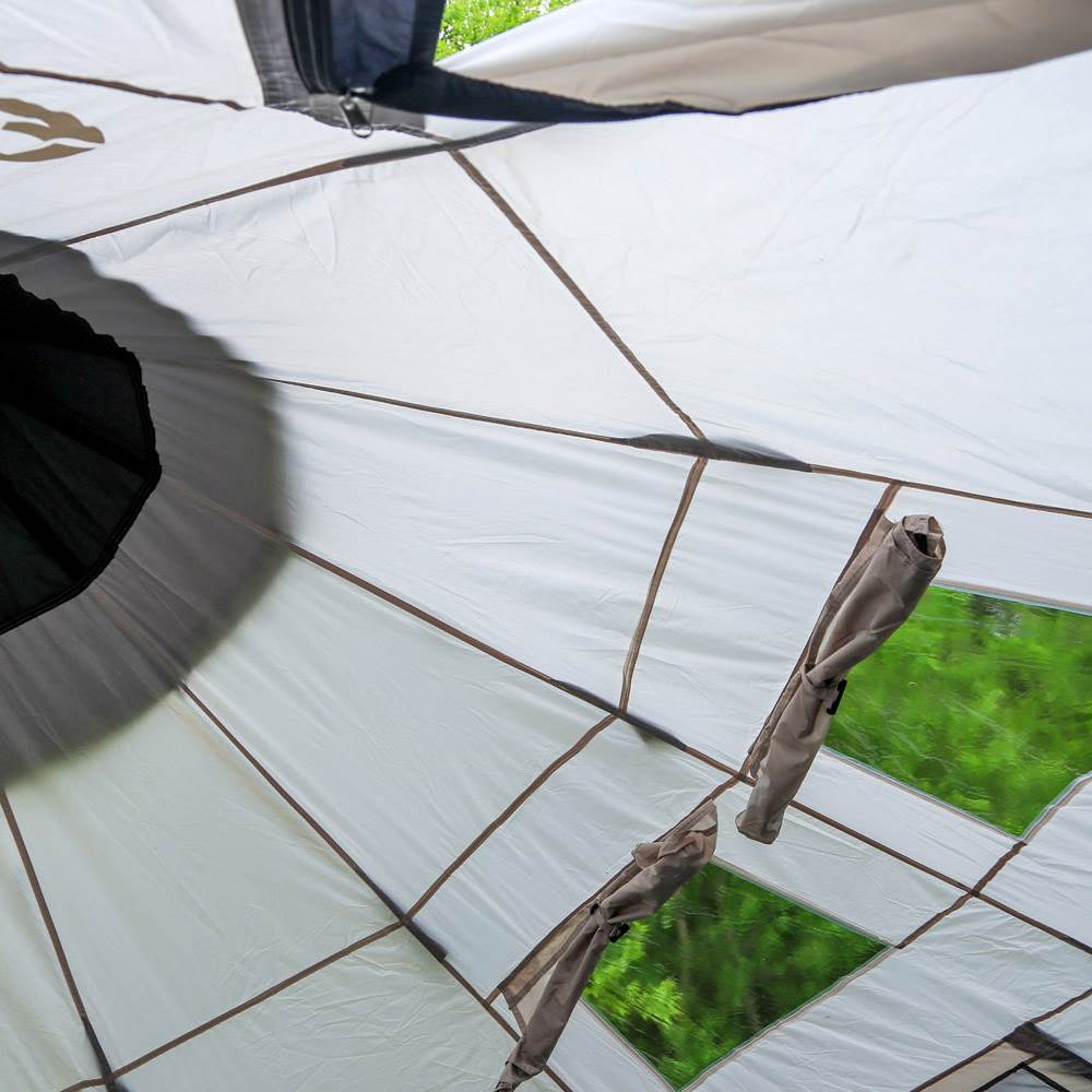Tahoe Gear Bighorn 4-Person 10' x 10' Teepee Cone Shape Tent    (Used)