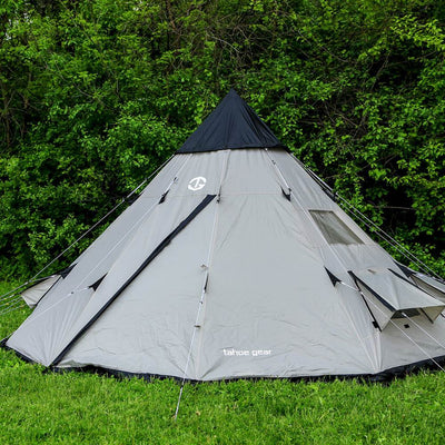 Tahoe Gear Bighorn 4-Person 10' x 10' Teepee Cone Shape Tent (Open Box)