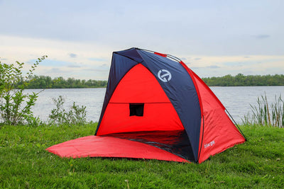 Tahoe Gear Coral Bay Sun Shelter and Beach Shade | Coral Red (Open Box)