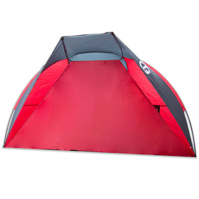 Tahoe Gear Coral Bay Sun Shelter and Beach Shade | Coral Red (Open Box)