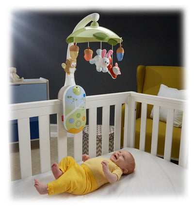 Fisher Price Woodland Friends Smart Connect 2-in-1 Projection Mobile | CDM85