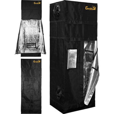 Gorilla Grow Tent 2' x 2.5' Indoor Hydroponic Greenhouse, Pair| GGT22