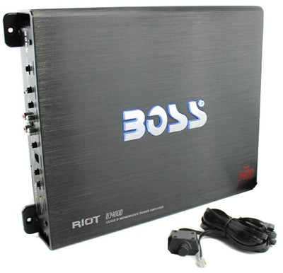2) Boss P126DVC 12" 4600W Car Subwoofers+3400 Watt Mono Amplifier+Amp Kit