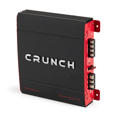 Crunch 2 Channel 1000 Watt Amp A/B Class Car Audio Stereo Amplifier | PX-1000.2