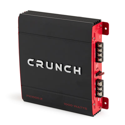 MTX 12 Inch Subwoofer Box, Crunch 2 Channel Amplifier, & Soundstorm Wiring Kit
