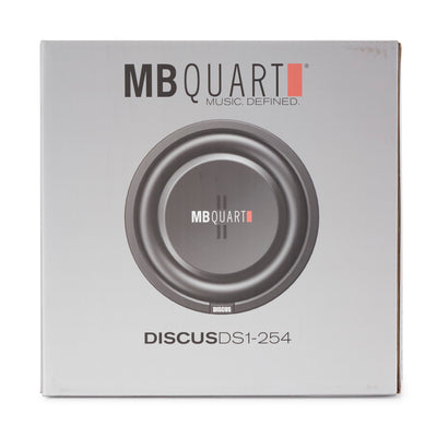 4) MB Quart DS1-254 400 Watt 4 Ohm Shallow Slim Subwoofers Car Truck DVC Subs - VMInnovations