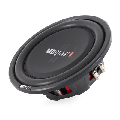 MB Quart DS1-254 200 Watt 4 Ohm 10 Inch Shallow Slim Subwoofer for Vehicles - VMInnovations