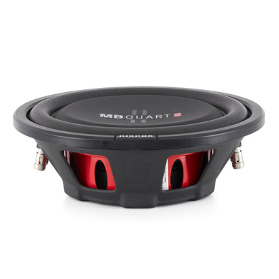 MB Quart DS1-254 200 Watt 4 Ohm 10 Inch Shallow Slim Subwoofer for Vehicles - VMInnovations