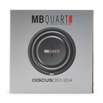 MB Quart DS1-304 400 Watt 12 Inch Slim Shallow Subwoofer Car/Truck DVC Sub - VMInnovations