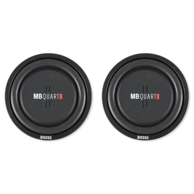 2) MB Quart DS1-304 800 Watt 12 Inch Slim Shallow Subwoofers Car/Truck DVC Subs