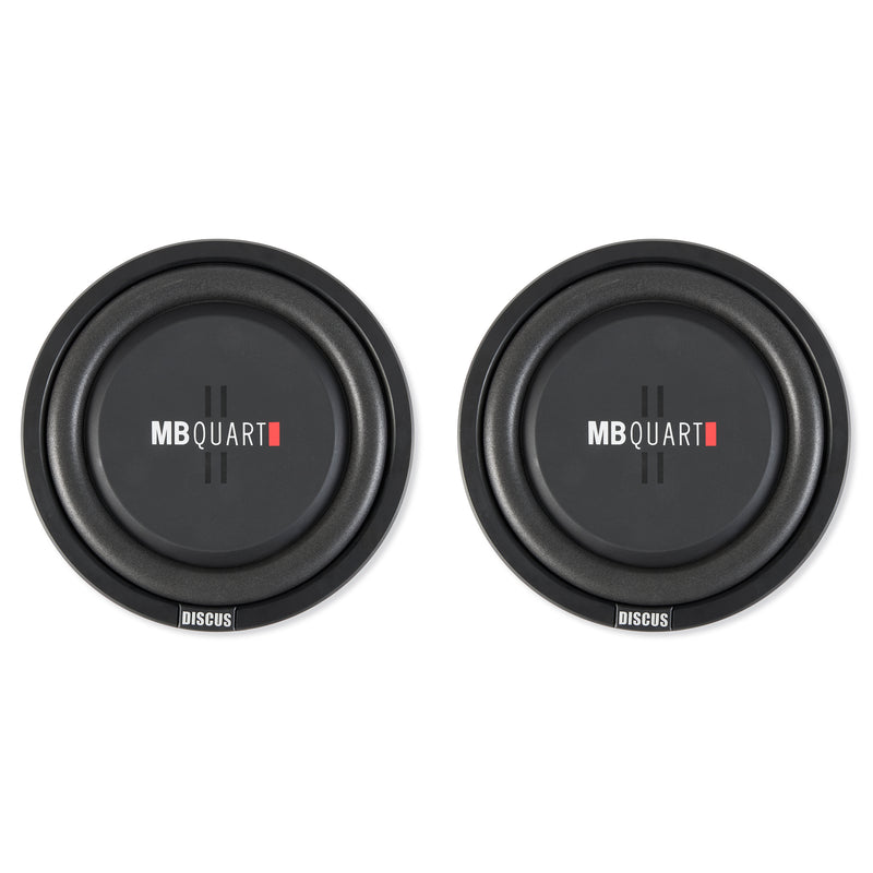 2) MB Quart DS1-304 800 Watt 12 Inch Slim Shallow Subwoofers Car/Truck DVC Subs