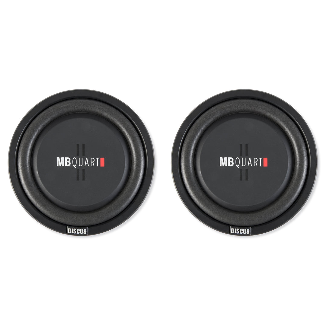 2) MB Quart DS1-304 800 Watt 12 Inch Slim Shallow Subwoofers Car/Truck DVC Subs