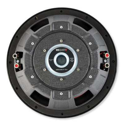 MB Quart DS1-304 1600 Watt 12 Inch Slim Shallow Automotive Subwoofers, 4 Piece