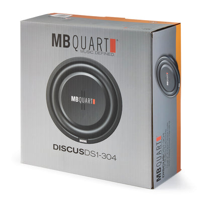 NEW MB Quart DS1-304 400 Watt 12 Inch Slim Subwoofer Car/Truck Sub (Open Box)