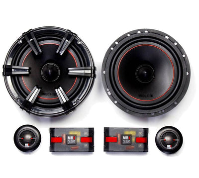 MB Quart 90 Watt Car Audio Components 6.5 Inch Speaker System X-Line (Open Box)