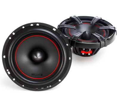 MB Quart 90 Watt Car Audio Components 6.5 Inch Speaker System X-Line (Open Box)