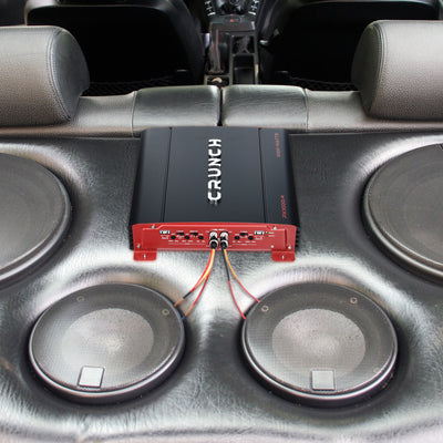 Crunch PX-1000.4 4 Channel 1000 Watt Amp A/B Class Car Stereo Power Amplifier (Refurbished)