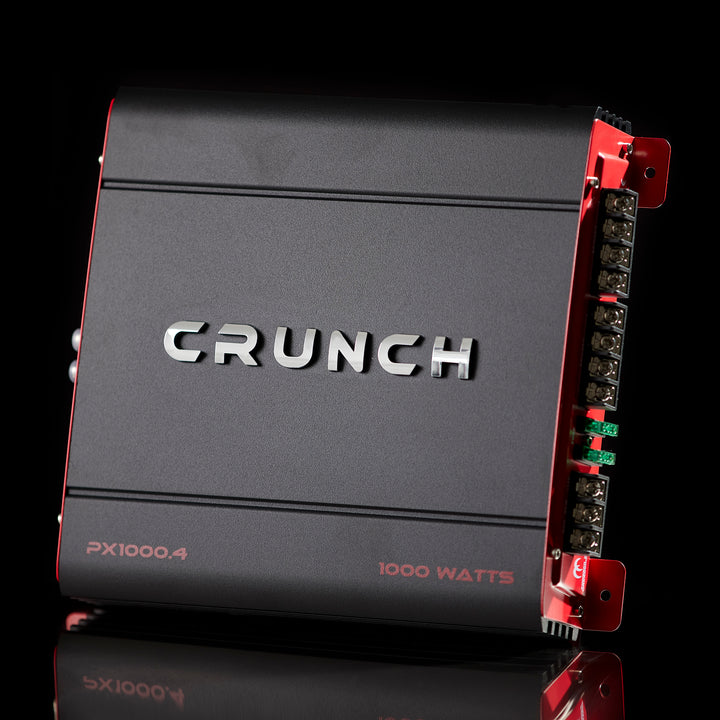 Crunch PX-1000.4 4 Channel 1000 Watt Amp A/B Class Car Stereo Power Amplifier