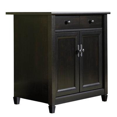 Sauder 408696 Edge Water Living Room Home Display Black Utility Stand (Open Box)
