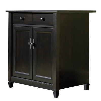 Sauder 408696 Edge Water Living Room Home Display Black Utility Stand (Open Box)