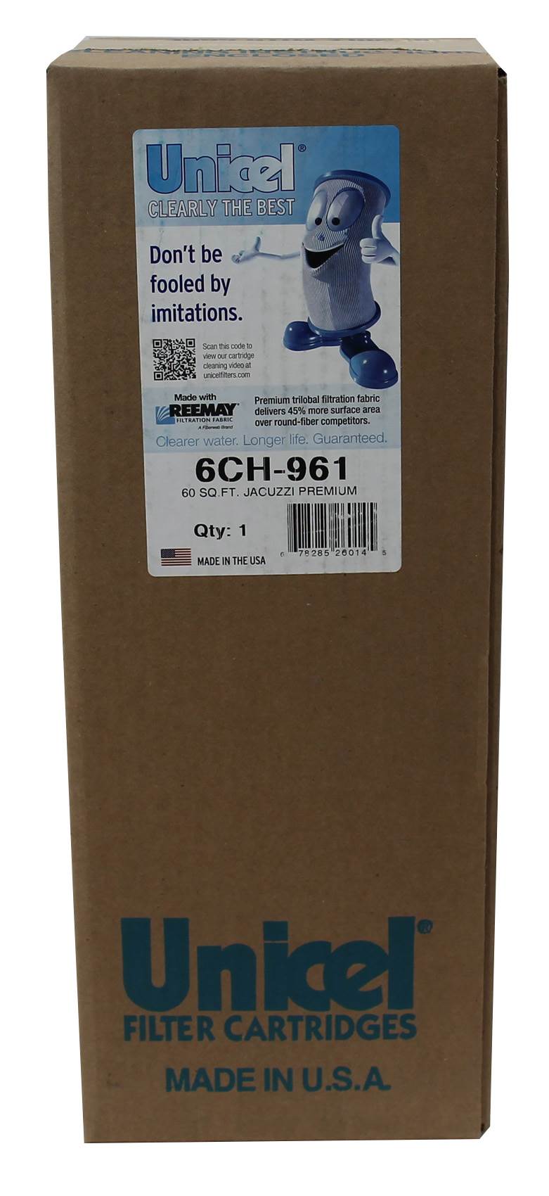 Unicel 6CH-961 Pool Spa Filter Cartridge 60 Sq Ft PJW60TL FC-2715 (Open Box)
