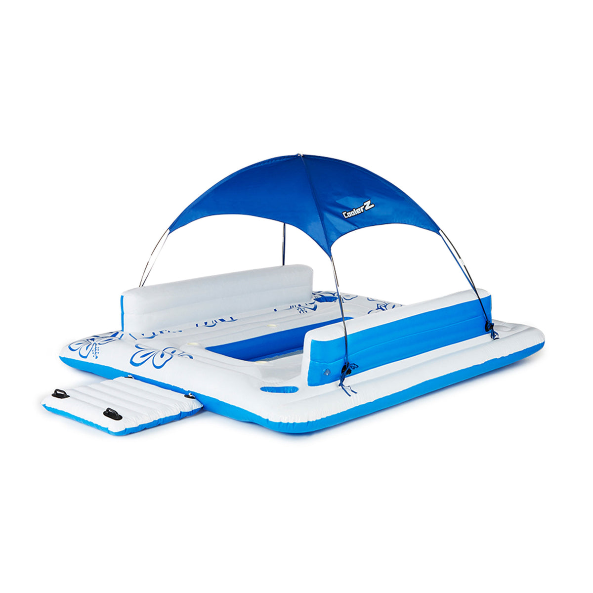 Bestway CoolerZ Tropical Breeze Large Floating Island Lounge (Missing Canopy)