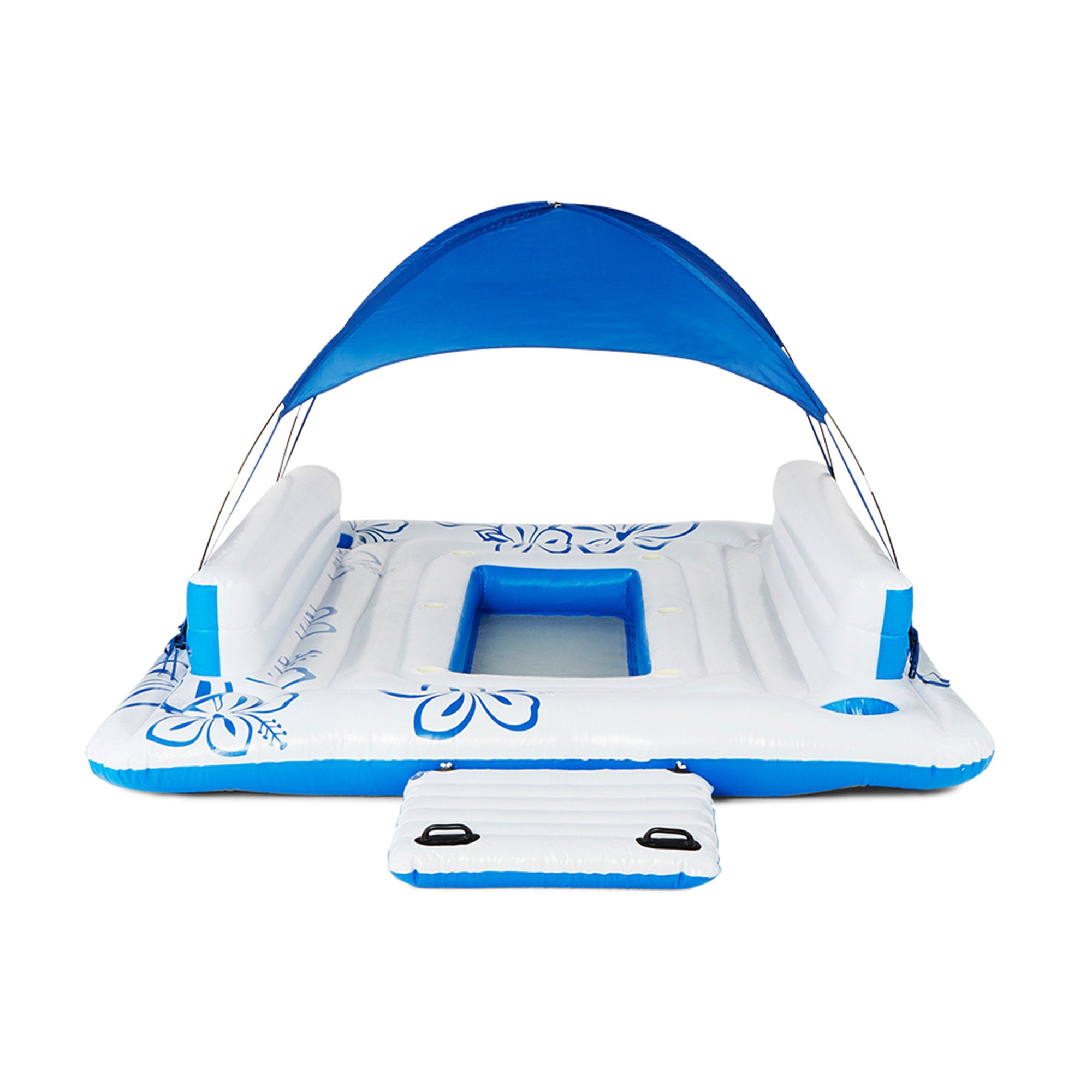 Bestway CoolerZ Tropical Breeze Large Floating Island Lounge (Missing Canopy)