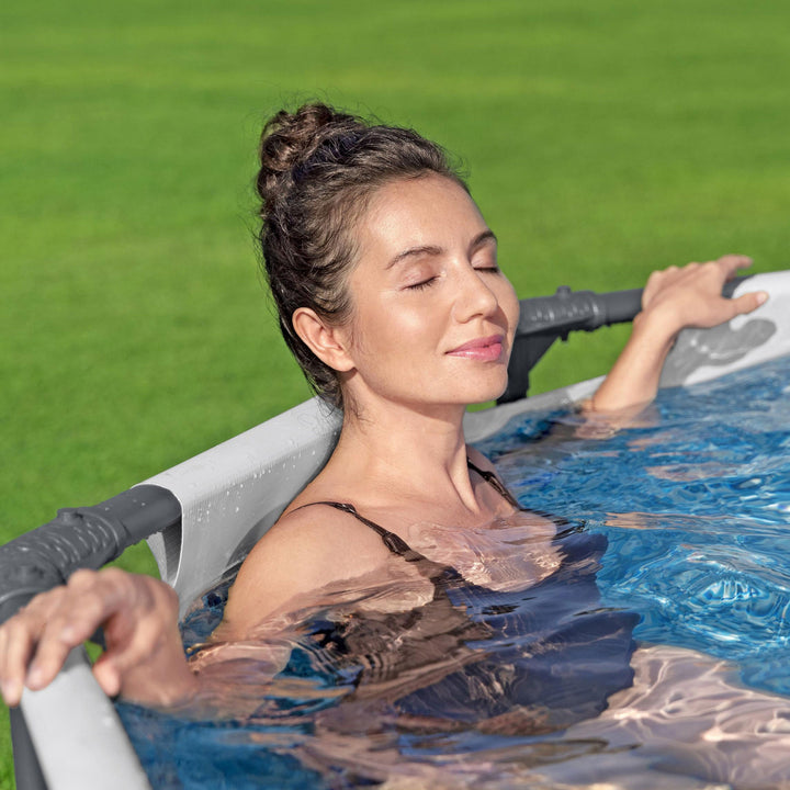 Bestway Steel ProMAX 10'x30" Above Ground Outdoor Swimming Pool w/Pump(Open Box)