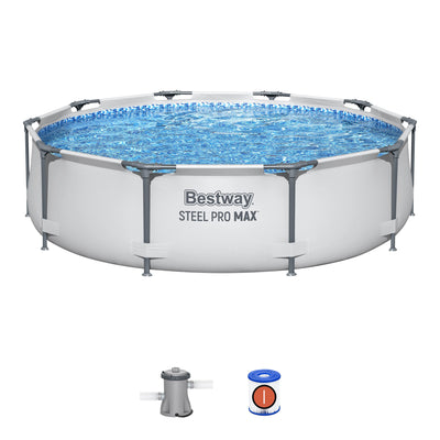 Bestway 10' x 30" Steel Pro Frame Above Ground Swimming Pool Set (Open Box)