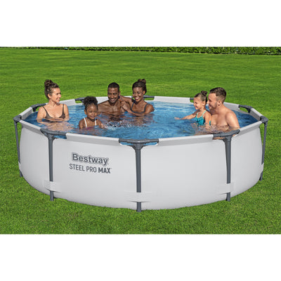 Bestway 10' x 30" Steel Pro Frame Above Ground Swimming Pool Set (Open Box)