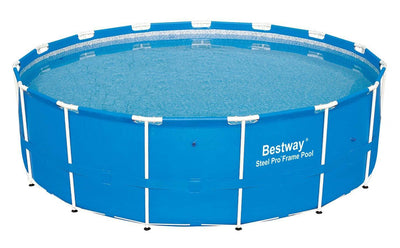 Bestway 15' x 48" Steel Pro Frame Above Ground Swimming Pool Set (Open Box)