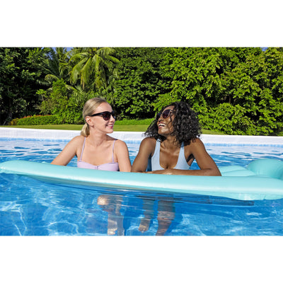 Bestway 24ft x 12ft x 52in Rectangular Above Ground Pool Set w/ Pool Skimmer