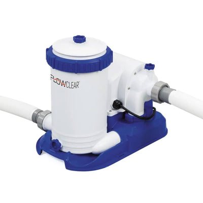 Bestway 24ft x 12ft x 52in Pool Set w/ Pool Vacuum & Maintenance Accessories Kit - VMInnovations