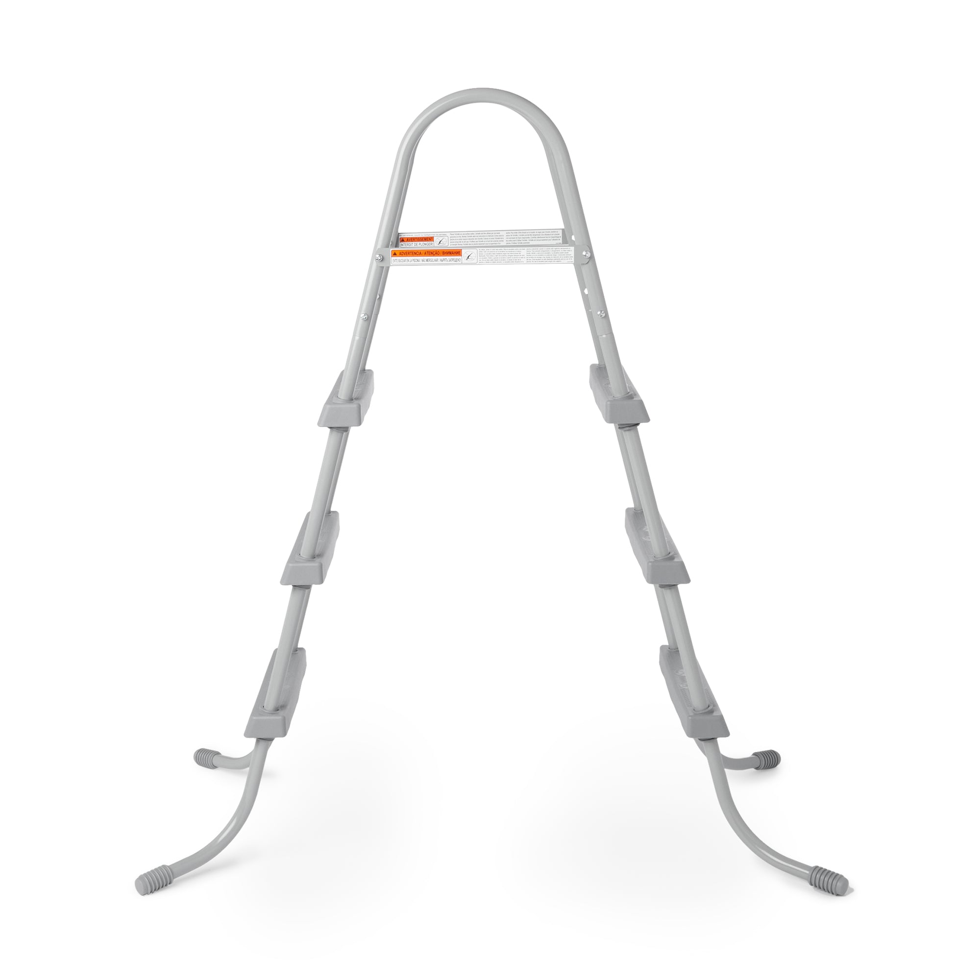 Bestway 36-Inch Steel Above Ground Swimming Pool Ladder No-Slip 58334E (Used)