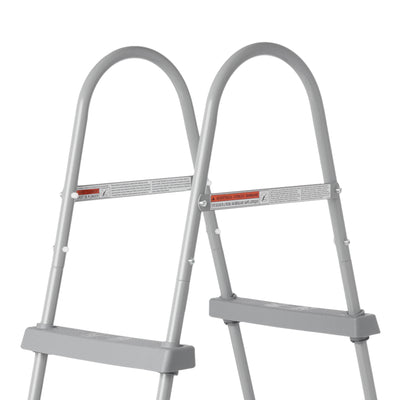 Bestway 36-Inch Steel Above Ground Swimming Pool Ladder No-Slip 58334E (Used)