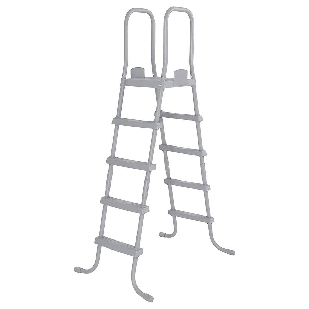 Bestway 52" Steel Above Ground Pool Ladder No-Slip Steps (Open Box) (2 Pack)