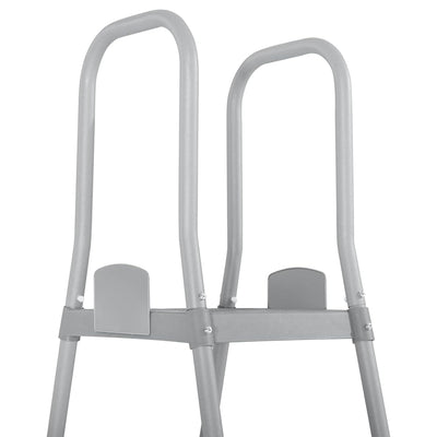 Bestway 52" Steel Above Ground Swimming Pool Ladder No-Slip Steps (Open Box) - VMInnovations
