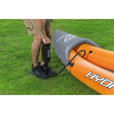 Bestway 126 x 35 Inch Lite-Rapid X2 Inflatable Kayak Float with Oars (2 Pack)