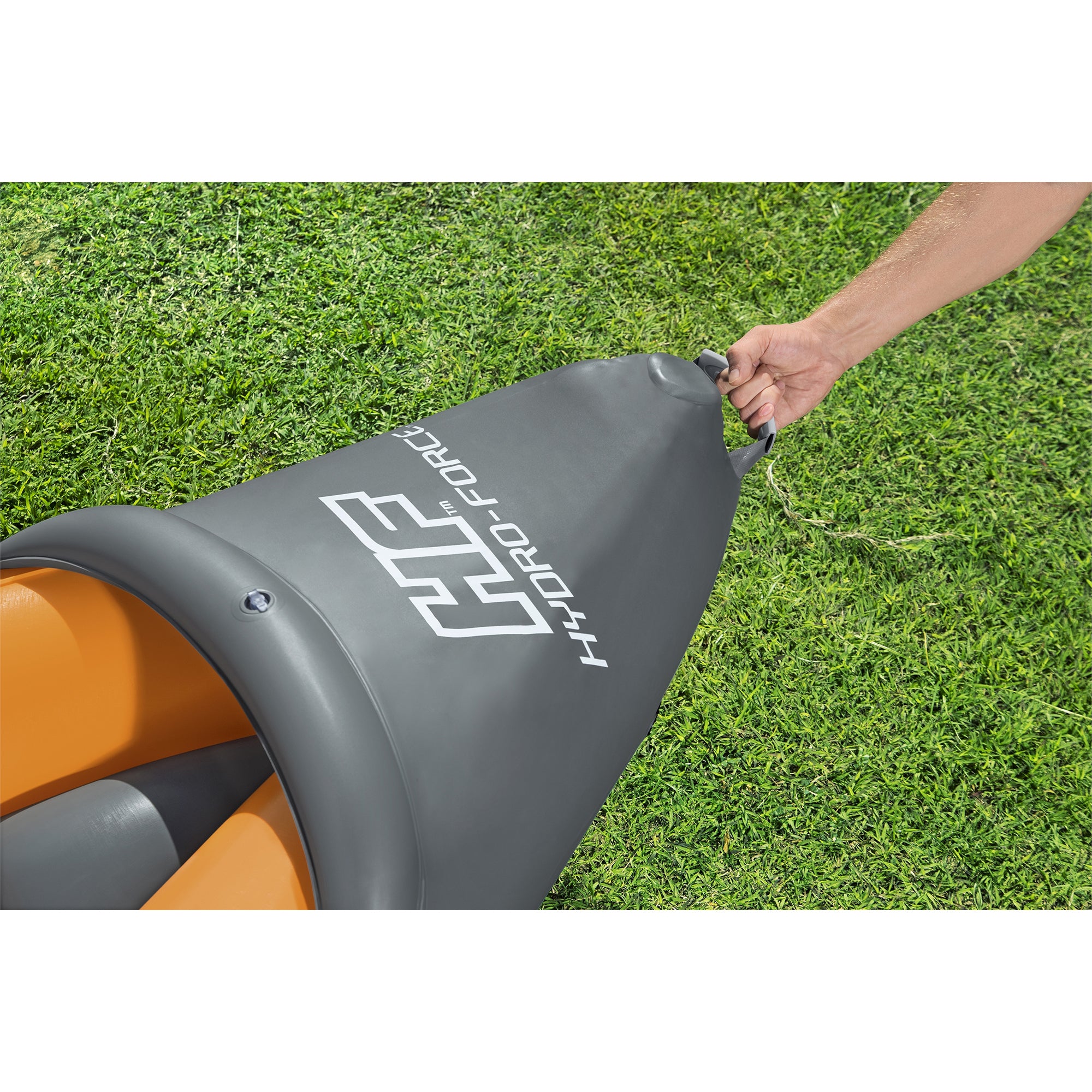 Bestway 126 x 35 Inch Lite-Rapid X2 Inflatable Kayak Float with Oars (2 Pack)