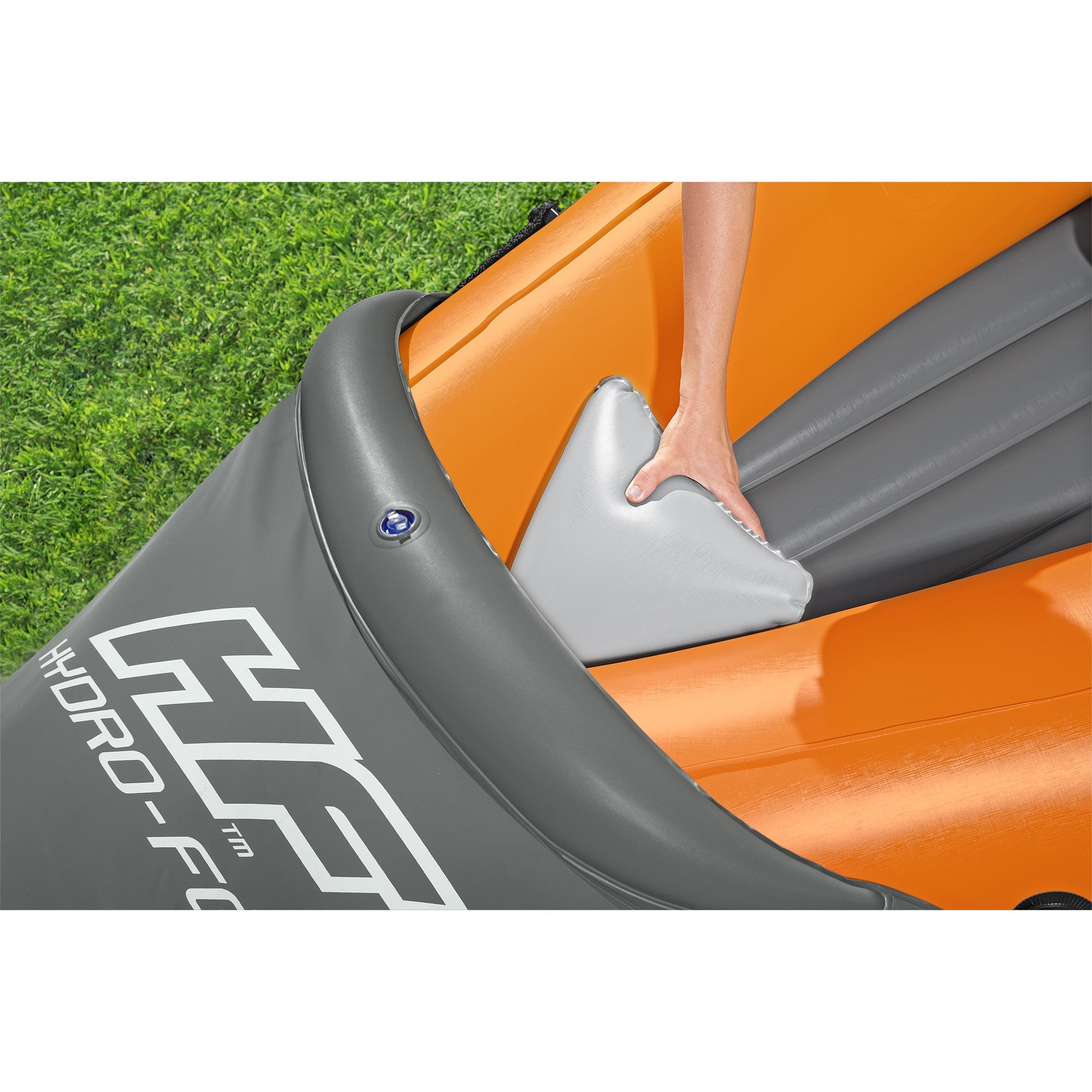 Bestway 126 x 35 Inch Lite-Rapid X2 Inflatable Kayak Float with Oars (2 Pack)