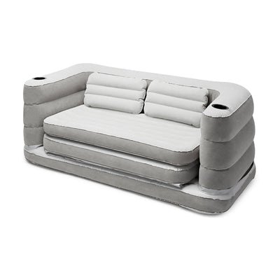 Bestway 79 x 63 x 25 Inches Multi Max II Air Couch Inflatable, Gray (Open Box)