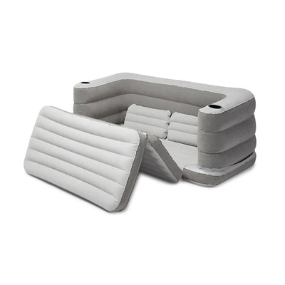 Bestway 79 x 63 x 25 Inches Multi Max II Air Couch Inflatable, Gray (Used)