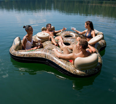 Bestway Realtree Lake Runner X4 4 Person Inner Tube, Camo | 92106E (Open Box)