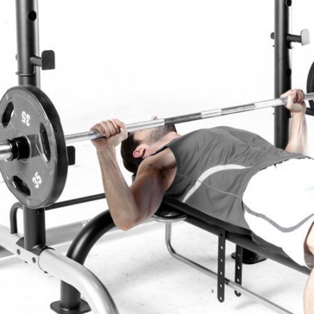Marcy Six Position Home Gym Workout Utility Slant Board Bench (Open Box)