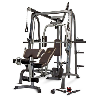 Marcy Deluxe Diamond Elite Smith Cage Workout Machine Total Body Gym (Open Box)