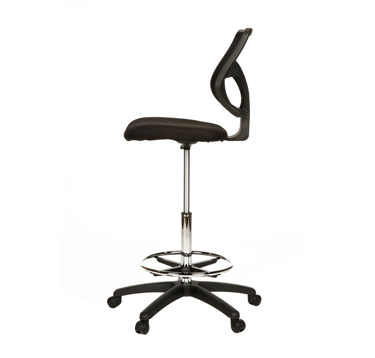 Cool Living Mesh Armless Fixed Upright Adjustable Drafting Chair (Open Box)
