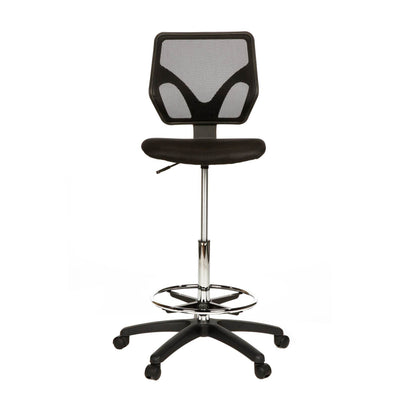 Cool Living Mesh Armless Upright Adjustable Height Drafting Chair (For Parts)